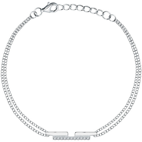 Montres & Bijoux Femme Bracelets Cleor Bracelet en argent 925/1000 et zircon Argenté