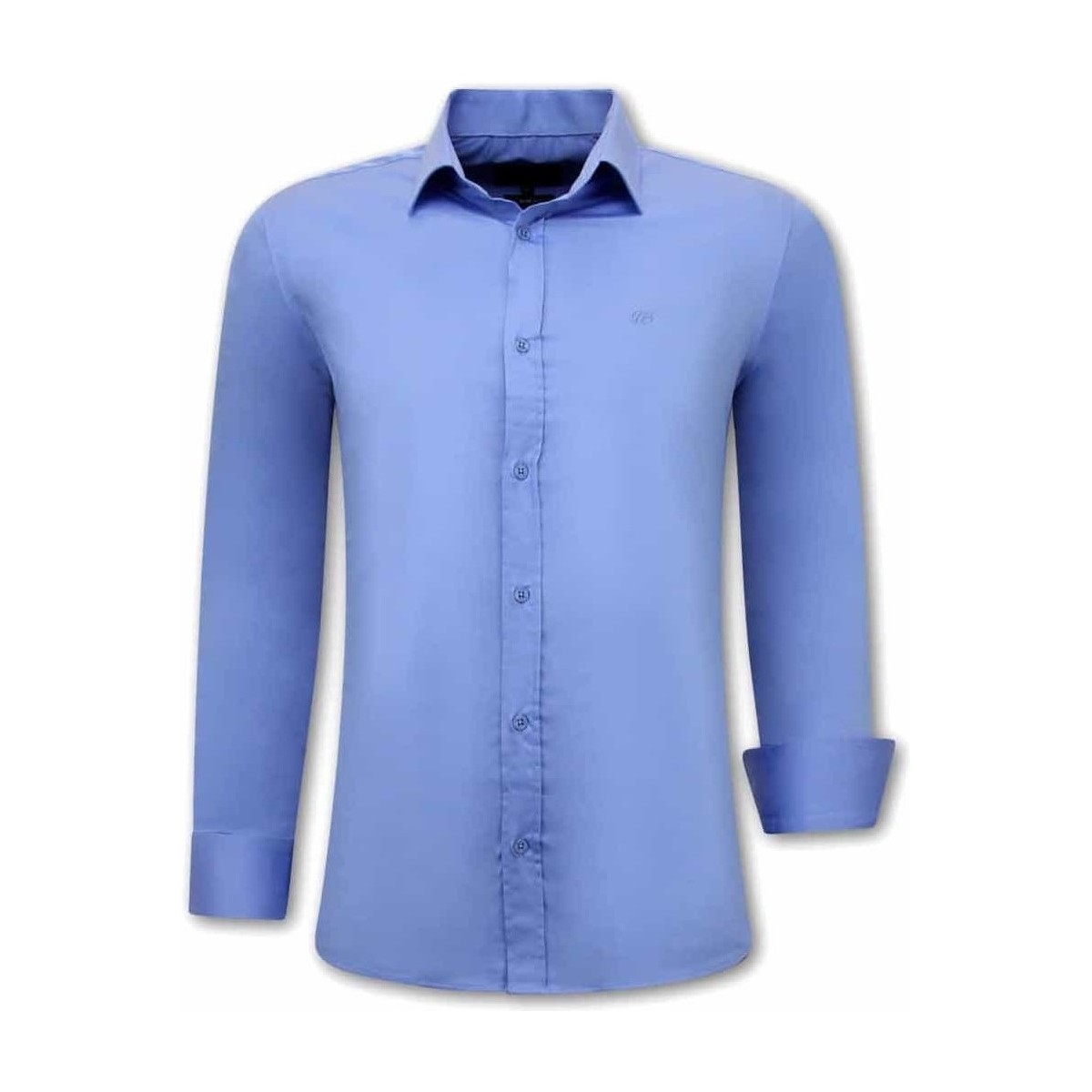 Vêtements Homme Chemises manches longues Tony Backer 115179529 Bleu