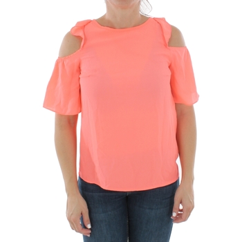 Vêtements Femme T-shirts manches courtes Naf Naf JULIETTE 16 ROSE NEON Orange