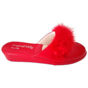 Chaussures Femme Mules Original Milly PANTOUFLE DE CHAMBRE MILLY - 302 ROUGE Rouge