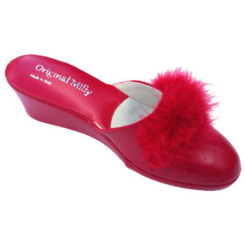 Chaussures Femme Mules Original Milly PANTOUFLE DE CHAMBRE MILLY - 300 ROUGE rouge