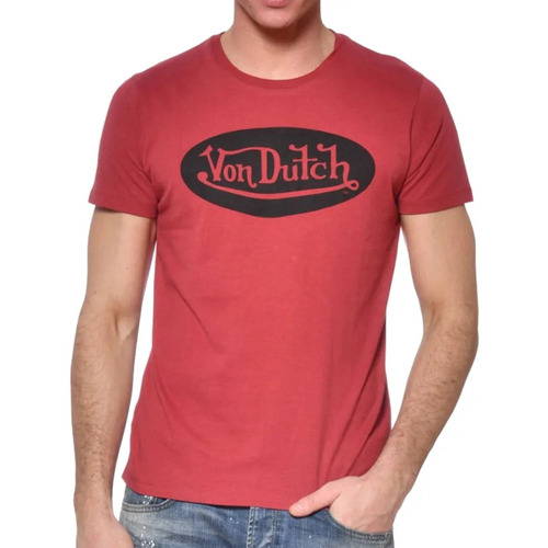 Vêtements Homme HUGO Dolive T-shirt à grand logo Noir Von Dutch VD/TSC/FRONT Rouge