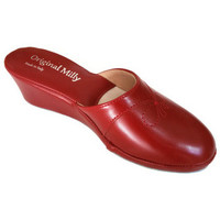 Chaussures Femme Mules Original Milly PANTOUFLE DE CHAMBRE MILLY - 3000 ROUGE Rouge