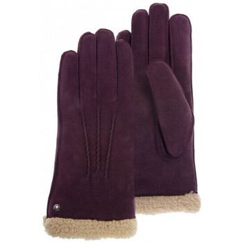 Accessoires textile Femme Gants Isotoner gants cuir femme tanin bordeaux 68451 Bordeaux