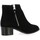 Chaussures Femme Boots Impact Boots cuir velours Noir