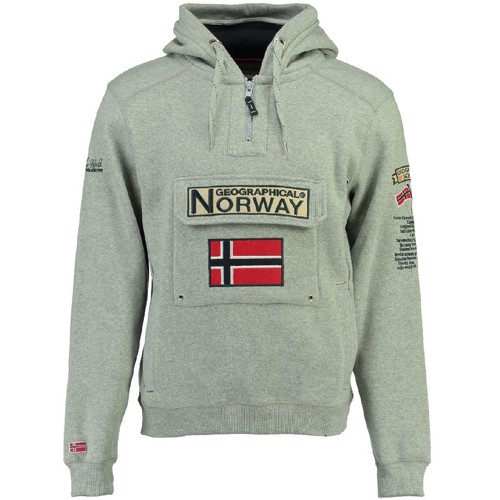 Vêtements Garçon Geographical Norway GYMCLASS Gris - Livraison Gratuite 