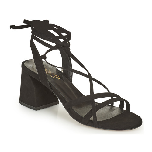 Minelli TATIA Noir - Livraison Gratuite | Spartoo ! - Chaussures Sandale  Femme 135,00 €