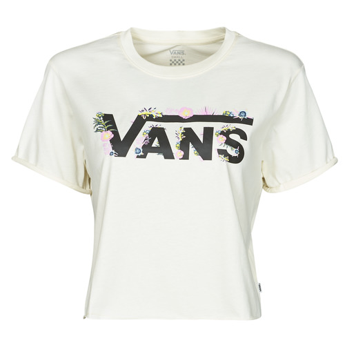 Vêtements Femme shirt with logo tory burch t shirt Vans BLOZZOM ROLL OUT Blanc
