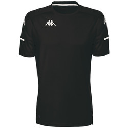 Vêtements Homme T-shirts manches courtes Kappa T-shirt  Abou Pro 4 noir/blanc