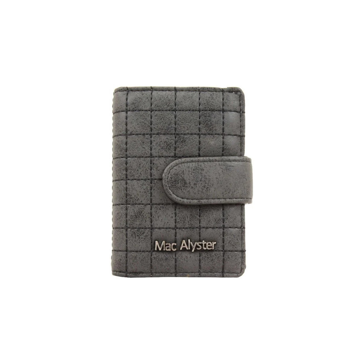 Sacs Femme Porte-monnaie Mac Alyster Porte cartes  726 Mellow RFID surpiqué - Noir Multicolore