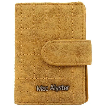 Sacs Femme Porte-monnaie Mac Alyster Porte cartes  726 Mellow RFID surpiqué - Camel Multicolor