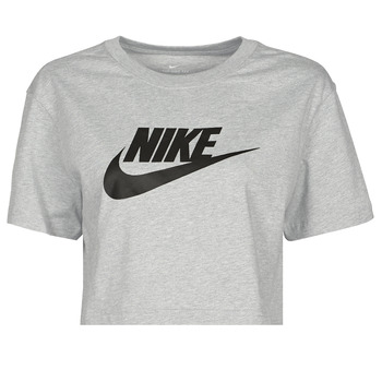 Vêtements Femme T-shirts manches courtes Nike NSTEE ESSNTL CRP ICN FTR Gris / Noir