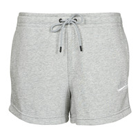 Vêtements Femme Shorts / Bermudas Nike NSESSNTL FLC HR SHORT FT Gris / Blanc