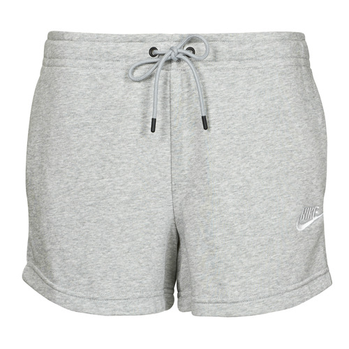 Vêtements Femme Shorts / Bermudas Nike Pro NSESSNTL FLC HR SHORT FT Gris / Blanc