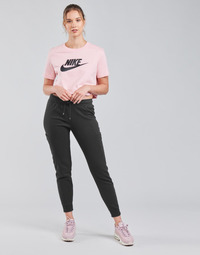 Vêtements Femme Pantalons de survêtement Nike NSAIR PANT FLC MR Noir / Blanc
