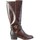Chaussures Femme Boots Giulia mid-heel bow sandalsry Bottine QL4058 Marron
