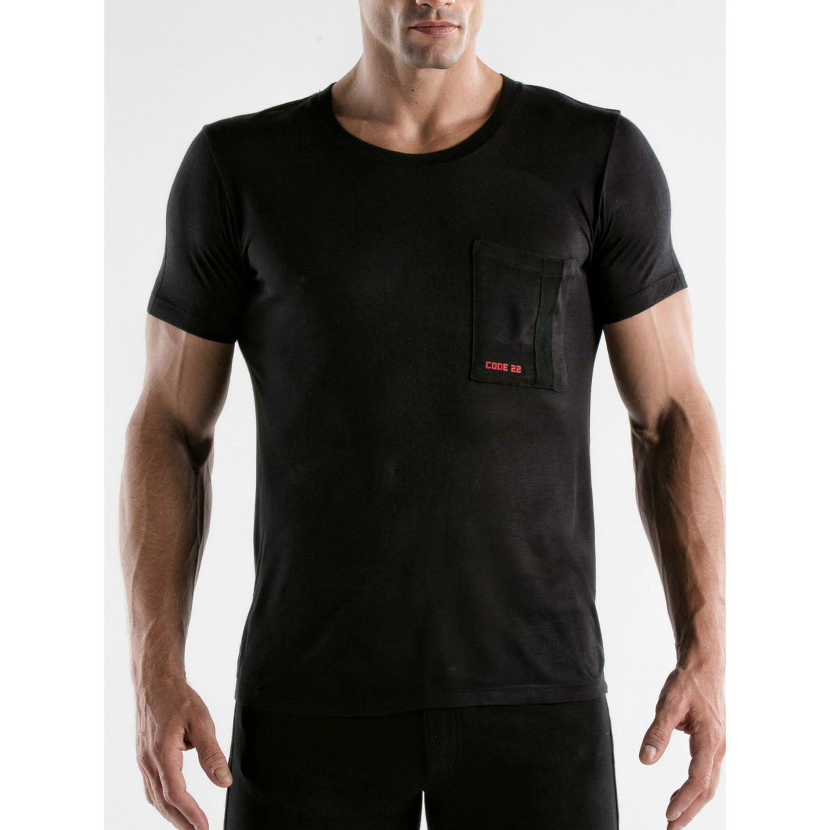 Vêtements Homme T-shirts & Polos Code 22 T-shirt manches courtes Core Code22 Noir