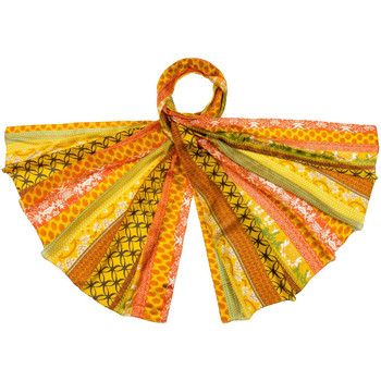 Accessoires textile Femme Echarpes / Etoles / Foulards Allée Du Foulard Etole soie Regazza Orange