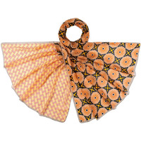 Accessoires textile Femme Echarpes / Etoles / Foulards Allée Du Foulard Etole soie Manao Orange