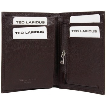 Ted Lapidus Petit portefeuille en cuir  Loukas TL TY3004 Marron