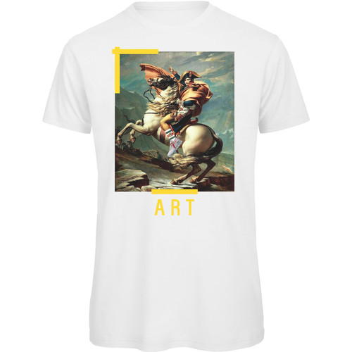 Vêtements Homme T-shirts manches courtes Openspace Art042228 Blanc