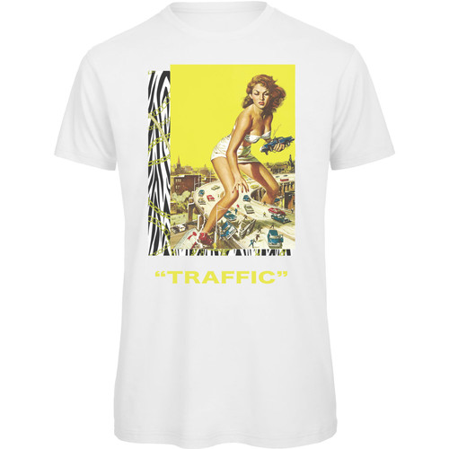 Vêtements Homme T-shirts manches courtes Openspace Traffic Blanc