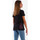 Vêtements Femme T-shirts manches courtes Openspace Art043234 Noir