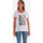 Vêtements Femme T-shirts manches courtes Openspace Photo Kiss Blanc