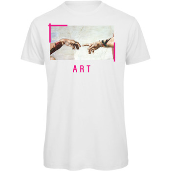 Vêtements Homme T-shirts manches courtes Openspace Art042234 Blanc
