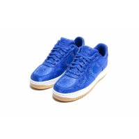 Chaussures Baskets basses Nike Air Force 1 Low x CLOT Silk Blue Game Royal/White-Gum Light Brown
