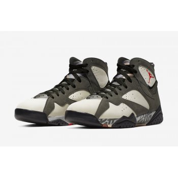 Chaussures Baskets montantes Nike Air Jordan 7 x Patta Icicle Icicle/Sequoia-River Rock-Light Crimson