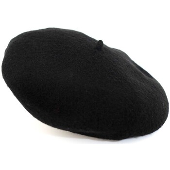 chapeau kebello  beret en laine noir f 