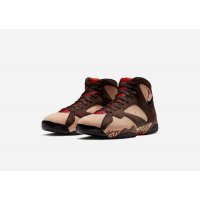 Chaussures Baskets montantes Nike Air Jordan 7 x Patta Og Shimmer/Tough Red-Velvet Brown-Mahogany Pink