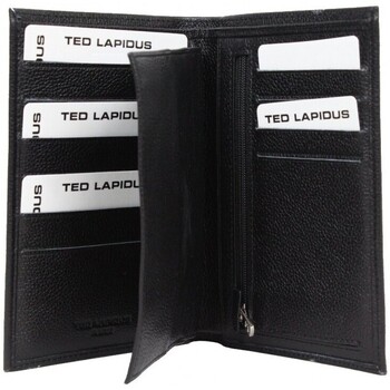 Ted Lapidus Grand portefeuille en cuir  Loukas TL TY3005 Noir
