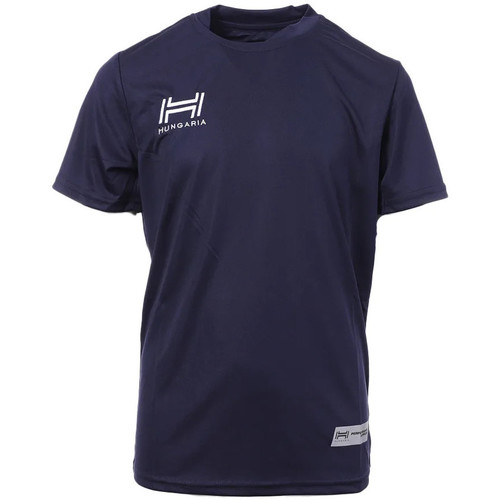 Vêtements Enfant Nike All Over Logo Print Boyfriend T-Shirt Hungaria H-15TMJUBA00 Bleu