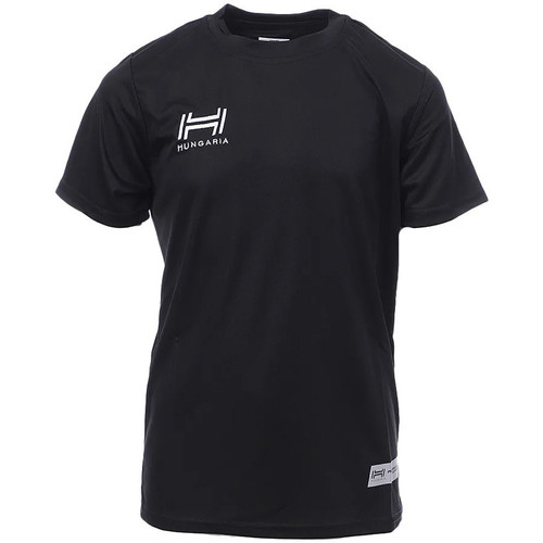 Vêtements Garçon T-shirts & Polos Hungaria H-15TMJUBA00 Noir