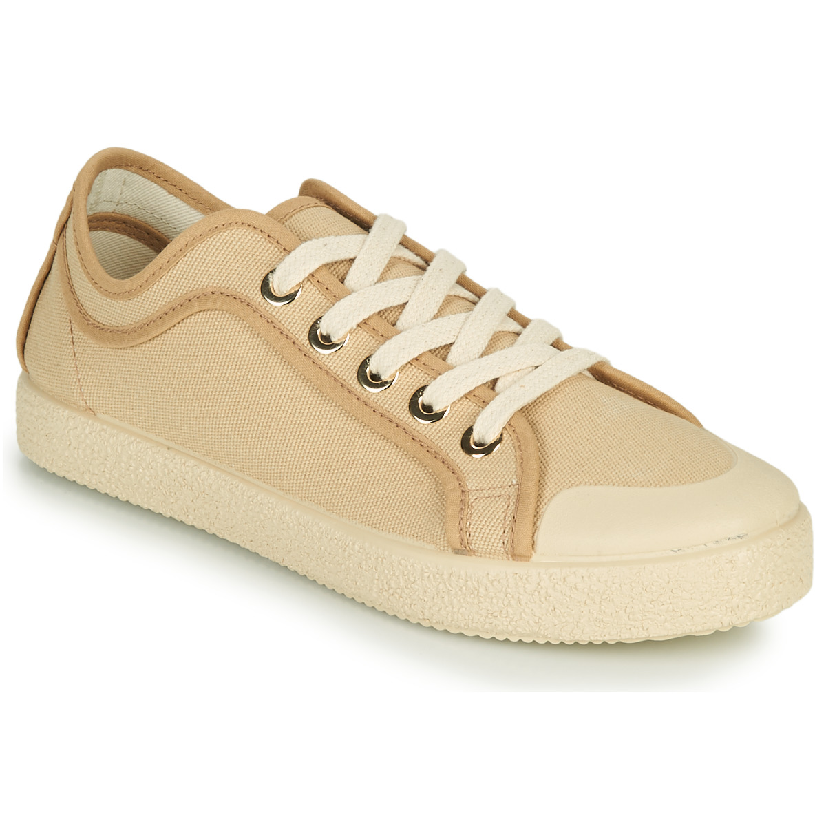 Chaussures Femme Baskets basses Tops, Chemisiers, Pulls, Gilets OBRINDILLE Beige