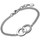 Montres & Bijoux Femme Bracelets Lotus Bracelet  Collection Bliss anneaux entrelacés Blanc