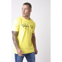 Vêtements Homme T-shirts manches courtes Revendre des produits JmksportShops Tee Shirt 1910076 Jaune