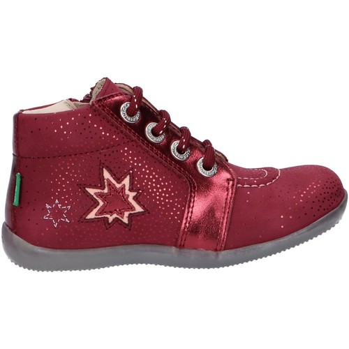 Enfant Kickers 829630 BE POWER Rojo - Chaussures Bottine Enfant 48 