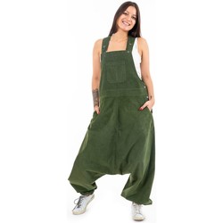 Vêtements Femme Combinaisons / Salopettes Fantazia Salopette sarouel velours Patah Vert kaki