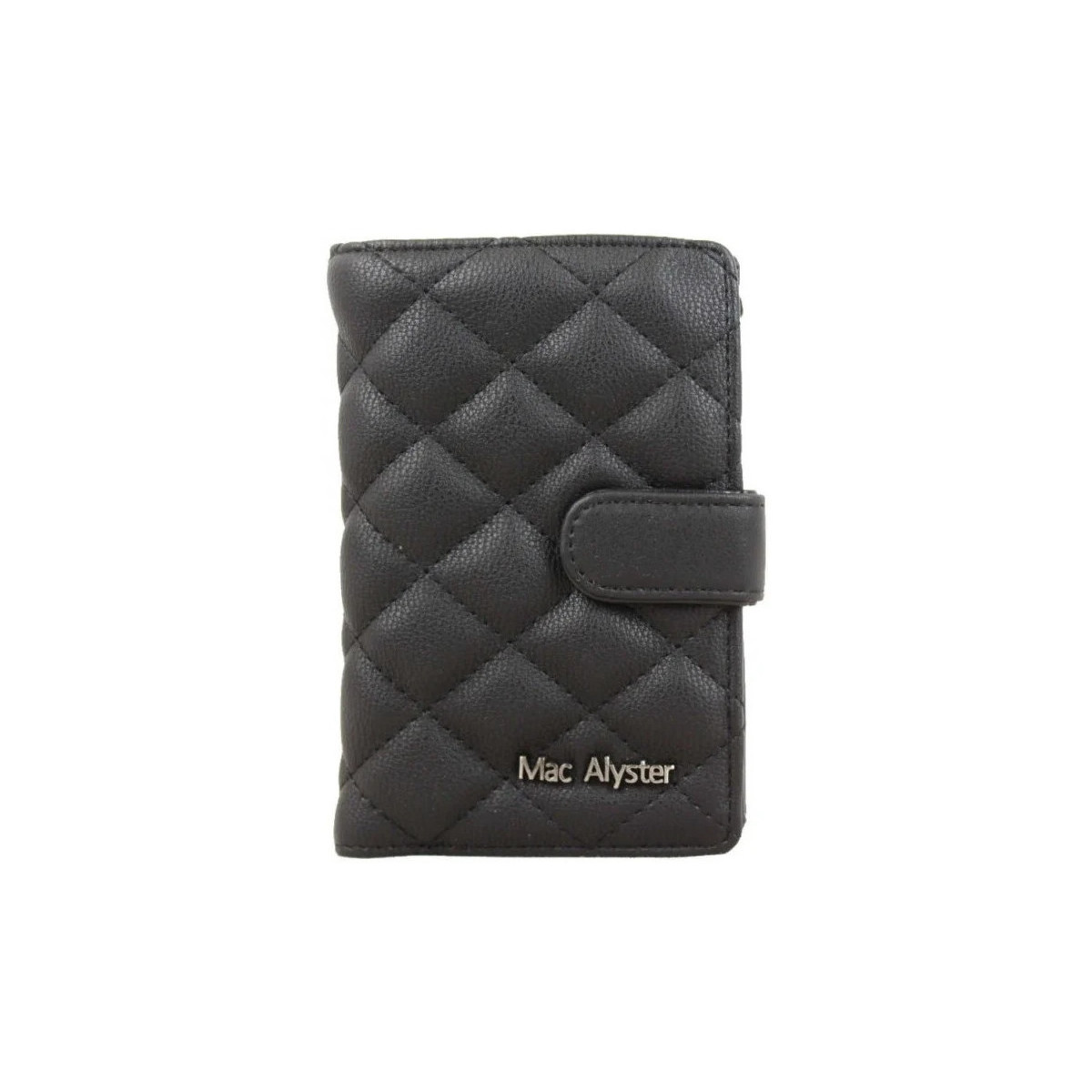 Sacs Femme Porte-monnaie Mac Alyster Porte monnaie  Défile RFID Déco surpiquée Noir Multicolore