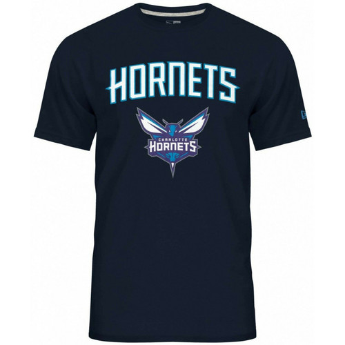 Vêtements T-shirts perforated manches courtes New-Era T-Shirt NBA Charlotte Hornets Multicolore