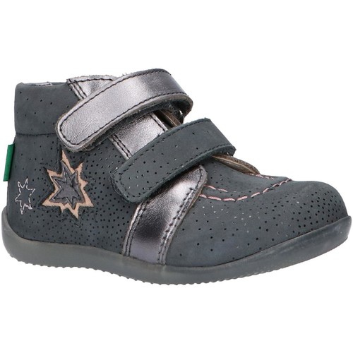 Chaussures Fille Kickers 829620 BANGGY Gris - Chaussures Boot Enfant 48 
