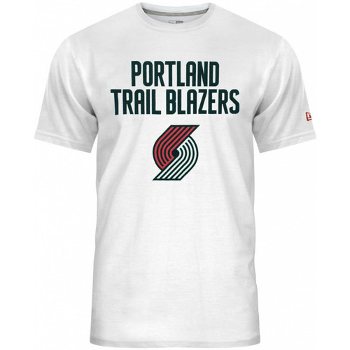 Vêtements T-shirts manches courtes New-Era T-Shirt NBA Portland Trail bla Multicolore