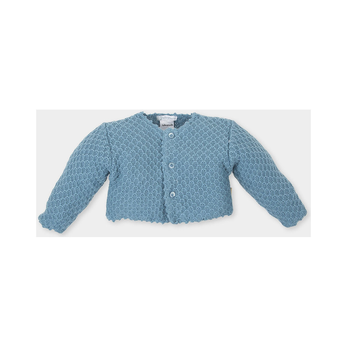 Vêtements Enfant Vestes Tutto Piccolo 3644NUW17-AGUAMARINA Bleu