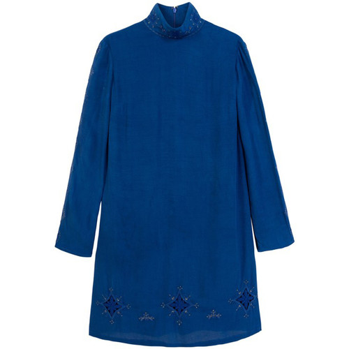 Robes courtes Desigual 20WWVW60 bleu - Vêtements Robes courtes Femme 86 