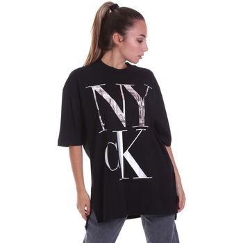 Vêtements Femme T-shirts manches courtes Calvin Klein Jeans J20J214436 Noir