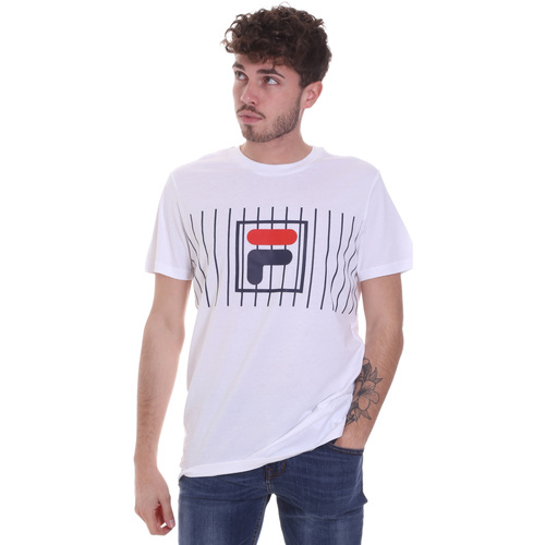T-shirts Manches Courtes Fila 687989 Blanc - Vêtements T-shirts manches courtes Homme 22 