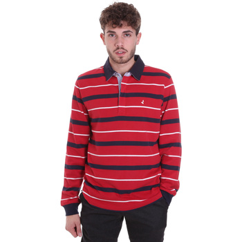 Vêtements Homme Polos manches longues Navigare NV30030 Rouge